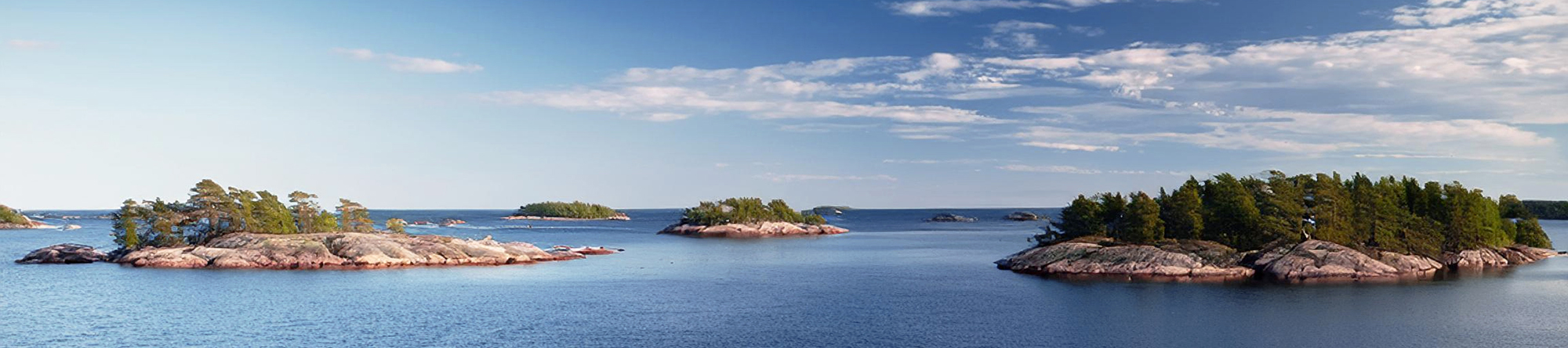Maisemakuva Suomen saaristosta.